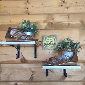 Aldo 💜 Brown Wedge Gladiator Suede Open Toe Sandals Beaded Rope Tie Zip Shoes 8